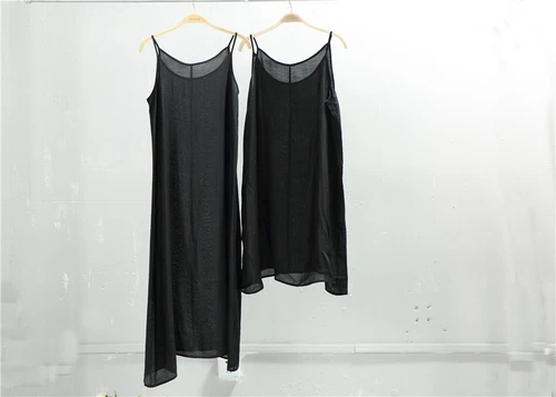 New Women Under Slip Dress Cotton Silk Camisole Full Slip Dress Loose Petticoat - Picture 6 of 33