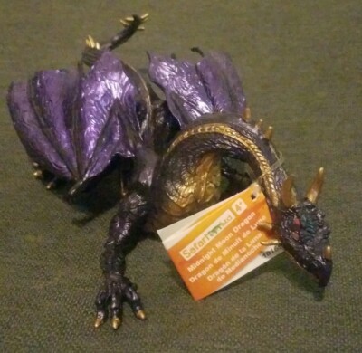 Safari Ltd – Drago Midnight Moon Dragon, Figurina Realistica Multicolore, Giocattolo Per Bambini E Collezionisti