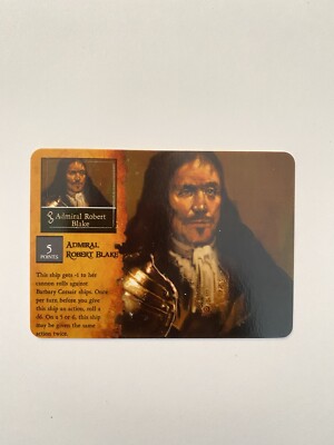 ADMIRAL ROBERT BLAKE Barbary Coast Pirates Wizkids CSG Pocketmodel