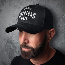 Cap 1903 American Bikes - Basecap - Schwarz - Baumwolle - Ideal für Harley Fans