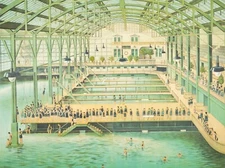 1896 Sutro Baths of San Francisco California NEW Metal Sign: Classic Look.