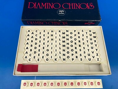 Jeu De Société Diamino Chinois Complet 1973 - Occasion Très Bon état, 2 Joueurs, Fabriqué En France