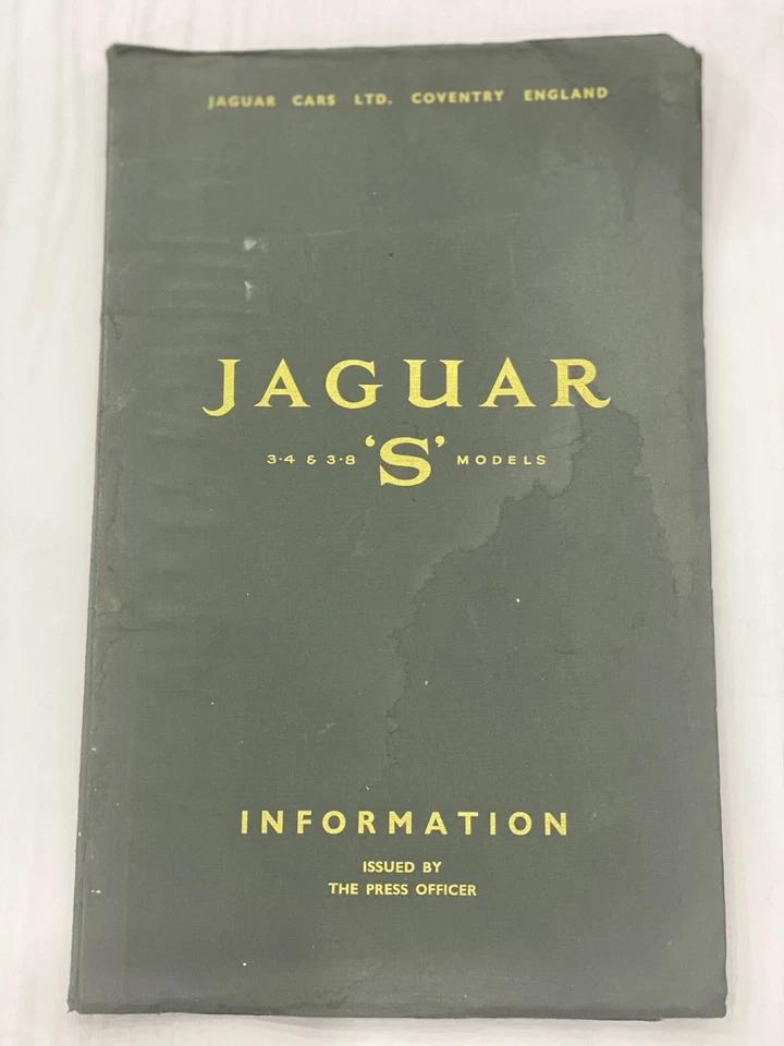 Manuale Jaguar Serie S 3.4 & 3.8 - Immagine 2 di 4