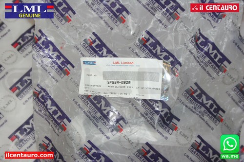 SF584-0929 FRECCIA POST SX COMPLETA LML STAR, VESPA PX 125 150 151 200 2T 4T - Foto 4 di 4