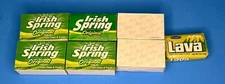 VTG Bar Soap Lot Irish Spring Zest Lava 4-4.5 oz Just Bath Deodorant Palmolive