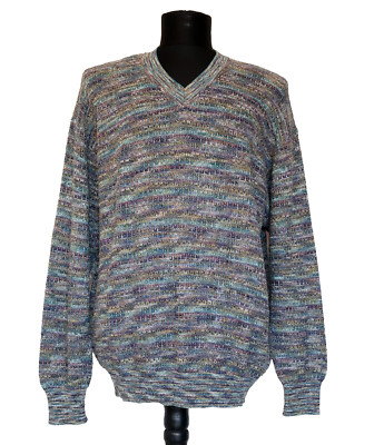 Rare 1998 Example by Missoni Knit Relaxed Pullover Retro Sweater Size XXL