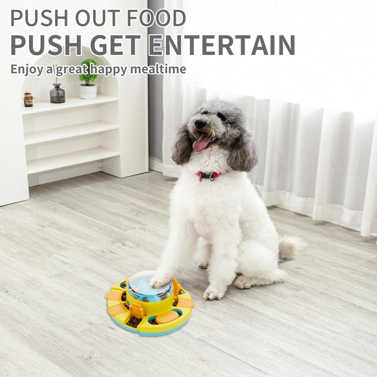 Dog Puzzle Feeder Interactive Food Treat Puzzle Toy for Small