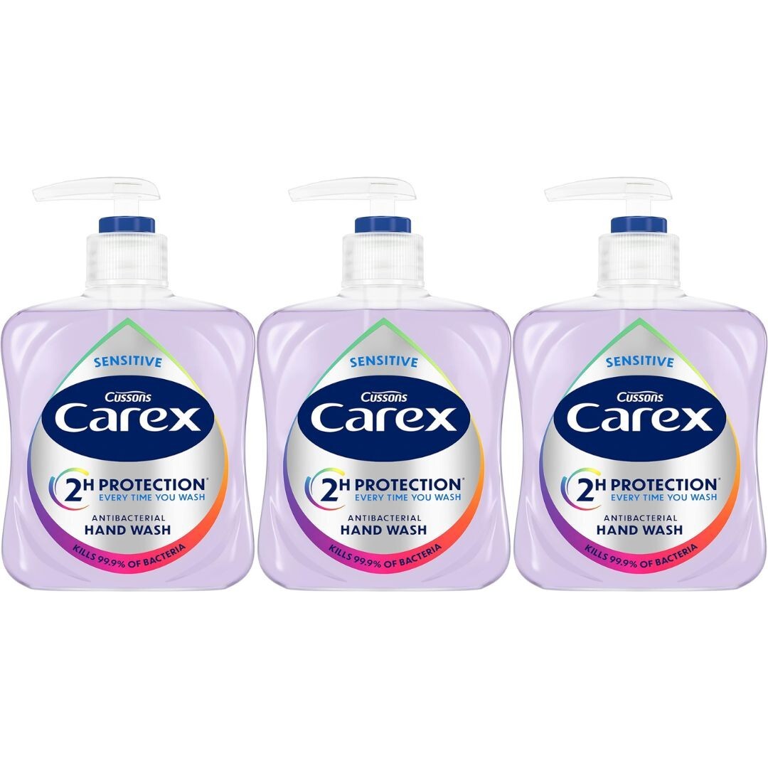 Carex Handwash Sensitive 250Ml - Gentle Formula For Sensitive Skin - White - Image 4