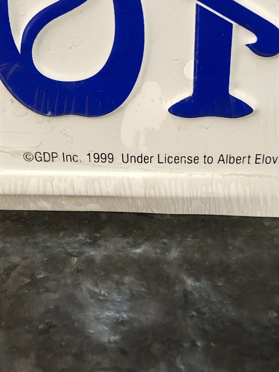 Grateful Dead Steal Your Face Deadhead Parking Only Sign from 1999
