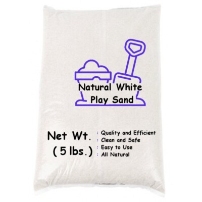 Sandbox Play Sand   Outdoor Kids Filtered Playsand for Sand Box (5 lbs.)