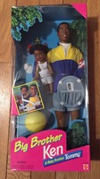 Big Brother African American Ken And Baby Brother Tommy Mattel Barbie Doll Big Brother African American Ken And Baby Brother Tommy Mattel Barbie Doll