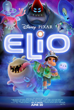 Disney Pixar Elio Movie Poster 11x16.5 Zoe Saldana Intergalactic 2025
