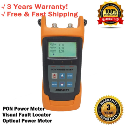 JW3213 PON+VFL+POM Optical Power Meter 1310/1490/1550NM High Precision For FTTx