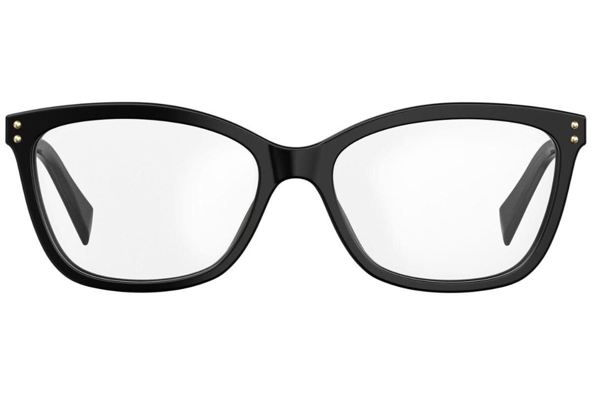 Moschino MOS504 807 Черные с золотом очки в оправе из ацетата Кошачий глаз 53-16-140 30990₽