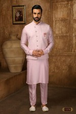 3 Pc Indian Boys Eid Party Festival Wear Designer Bollywood Wear Kurta Payjama