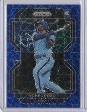 2022 Panini Prizm Yohel Pozo Tier II Blue Velocity Prizm Rookie RC - Rangers