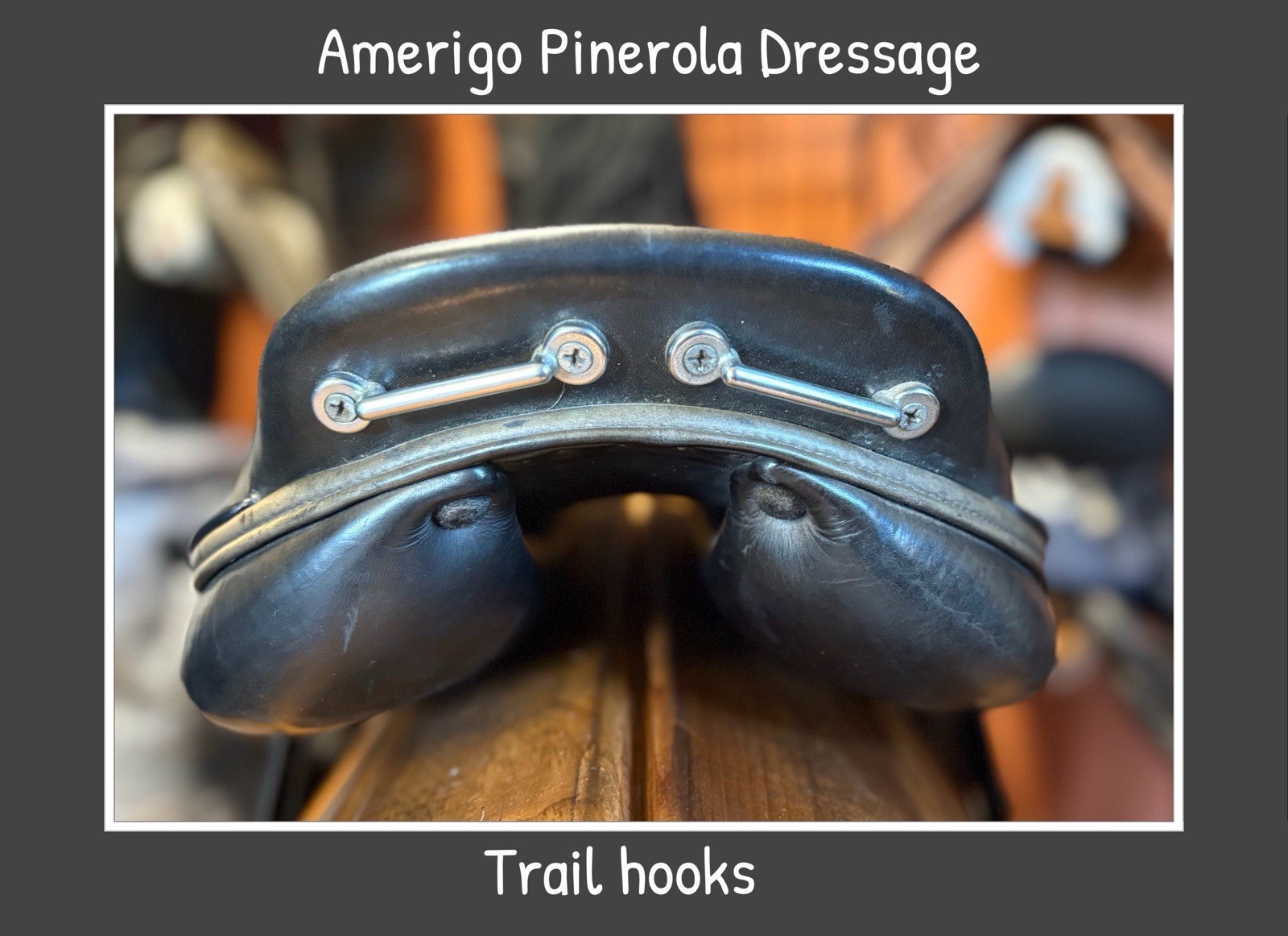 Amerigo Pinerola Dressage Saddle. 17.5” MW