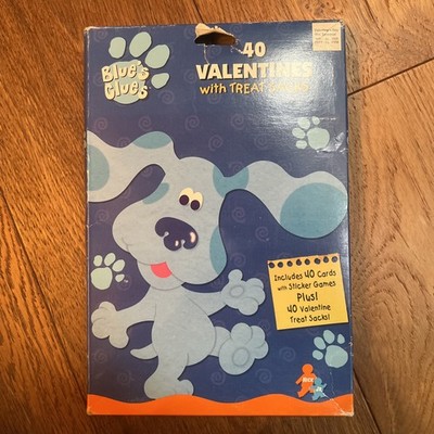 BLUES CLUES 40 VALENTINES CARDS WITH TREAT SACKS   BLUE'S CLUES