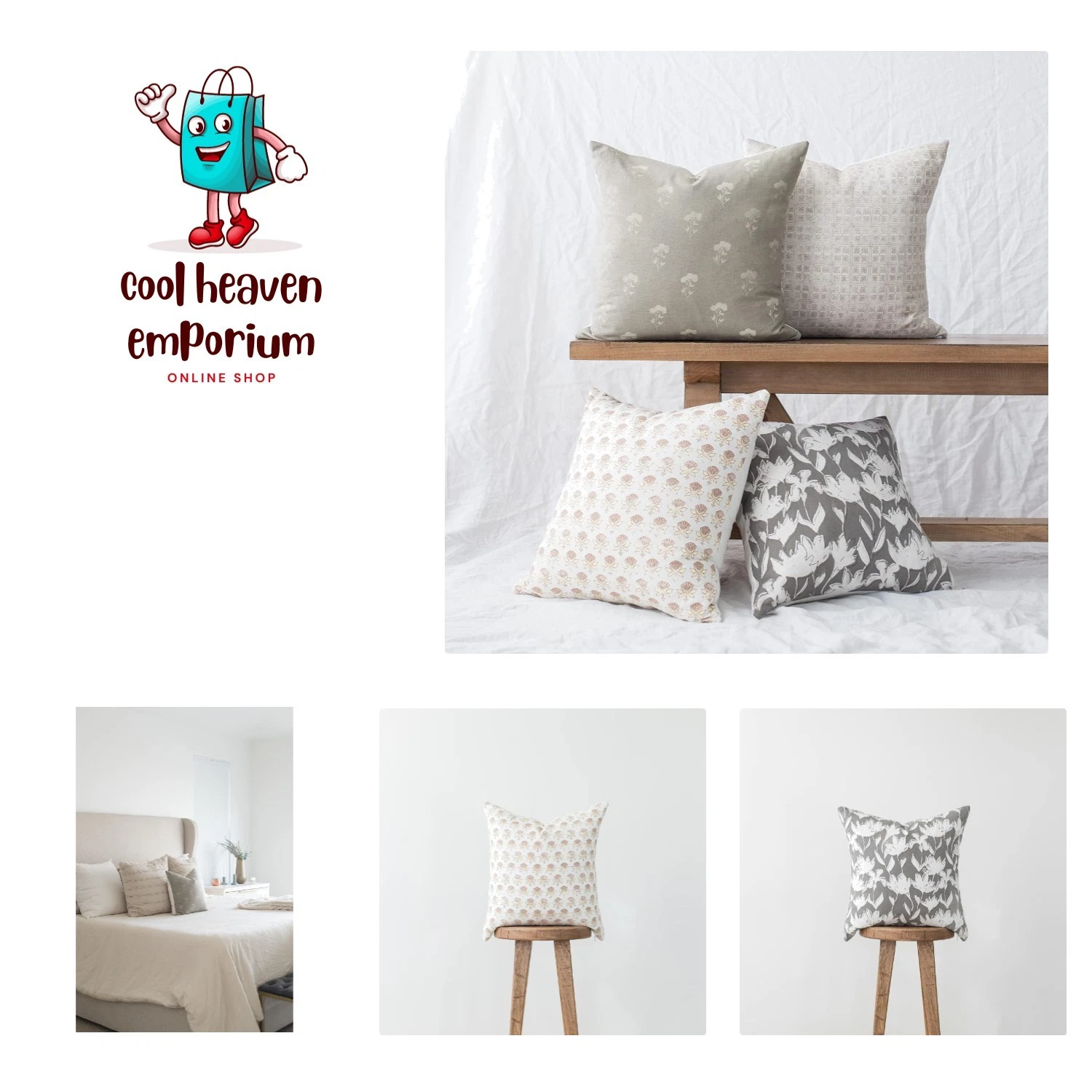 Modern & Luxurious 18" x 18" Decorative Boho Throw Pillow Covers - Durable Qu...