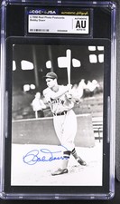 C.1950 Real Photo Postcards Bobby Doerr CGC Authentic