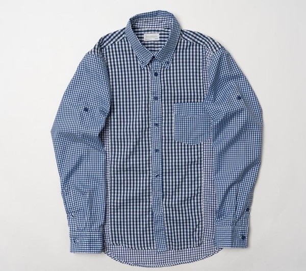 Men KM027 Shirt Navy Cotton 40 /L / 48