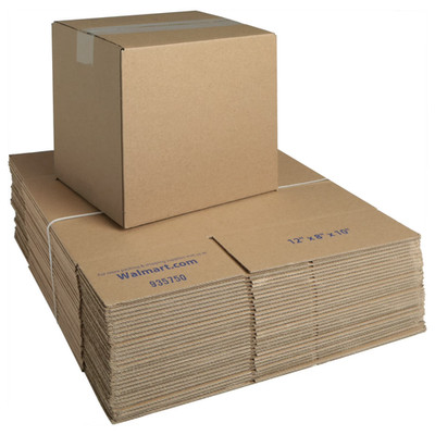 (4 pack) Pen+Gear Recycled Shipping Boxes, 12'' L x 8'' W x 10'' H, 30-Count