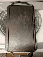 Lodge 1869 Cast Iron Griddle/Reversible Fryer Plate Made In USA