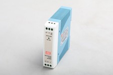 Mean Well MDR-10-24 AC to DC DIN-Rail Power Supply, 24V 0.42A - NEW