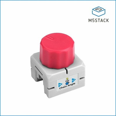 M5Stack Chain-Angle-Eingabemodul, STM32G031, Potentiometer, 12 Bit, RGB LED,