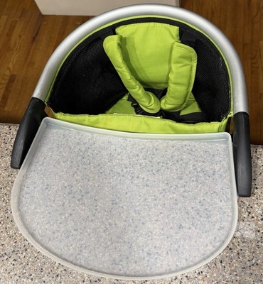 Phil & Teds LIME GREEN Lobster Portable Clip-On High Chair Folding Booster Seat