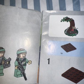 LEGO Star Wars 9489 Endor Rebel Imperial Battle Pack- Manual Only