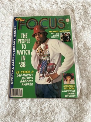 Vintage Right On Magazine March 1988 Featuring LL Cool J & Michael Jackson Cover