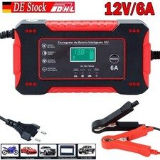 Auto Intelligentes Batterieladegerät Impuls Reparatur Erhaltungsladegerät 12V 6A