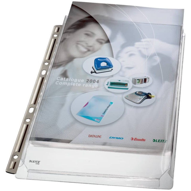 Leitz Trasparente Busta Portadocumenti, Mostra Borsa Pp Maxi (A4, 3X) - Immagine 2