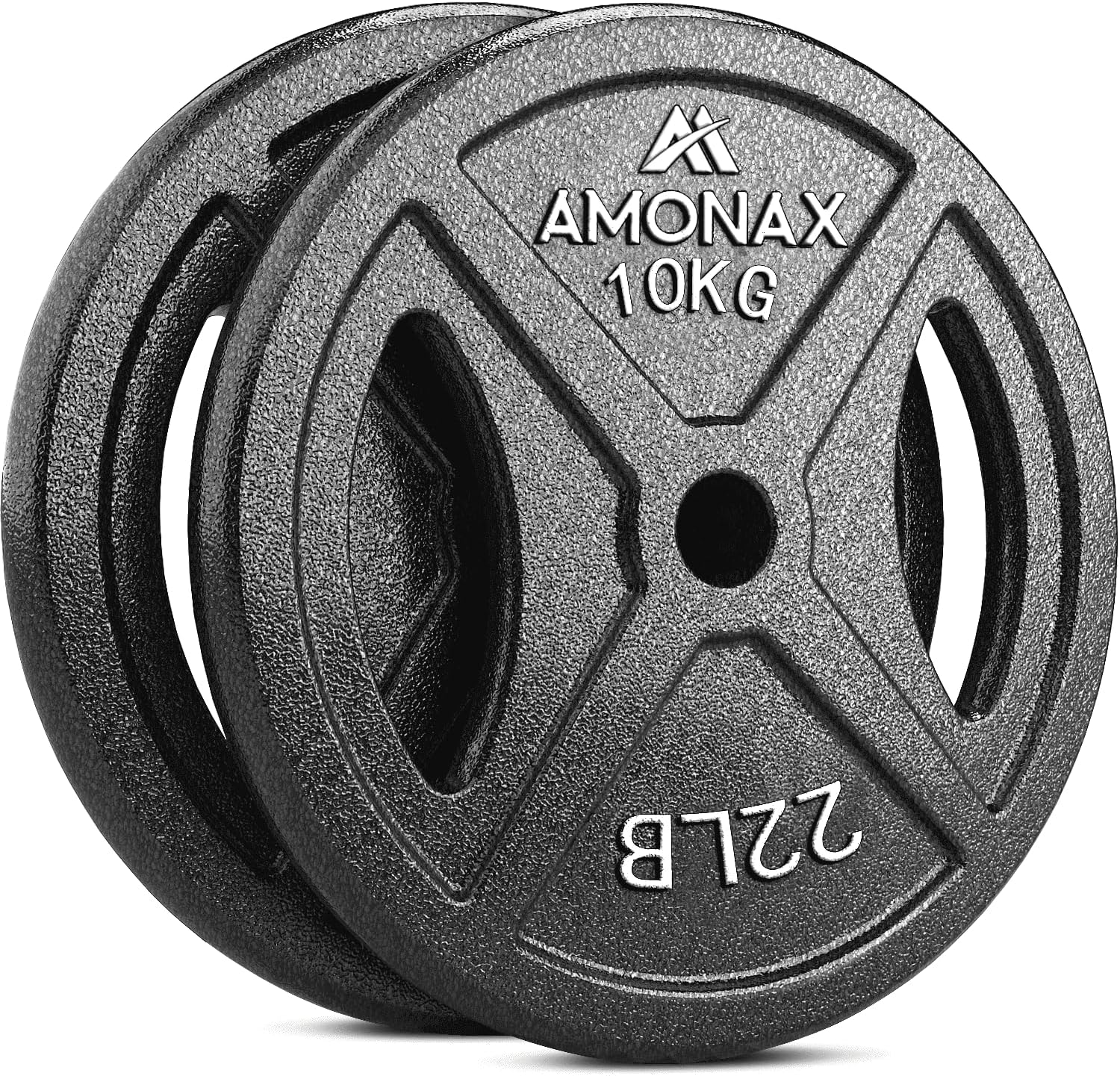 Cast Iron Weight Plates Set, 2.5Kg, 5Kg, 10Kg Dumbbell Plates for 1"" Weight Bars