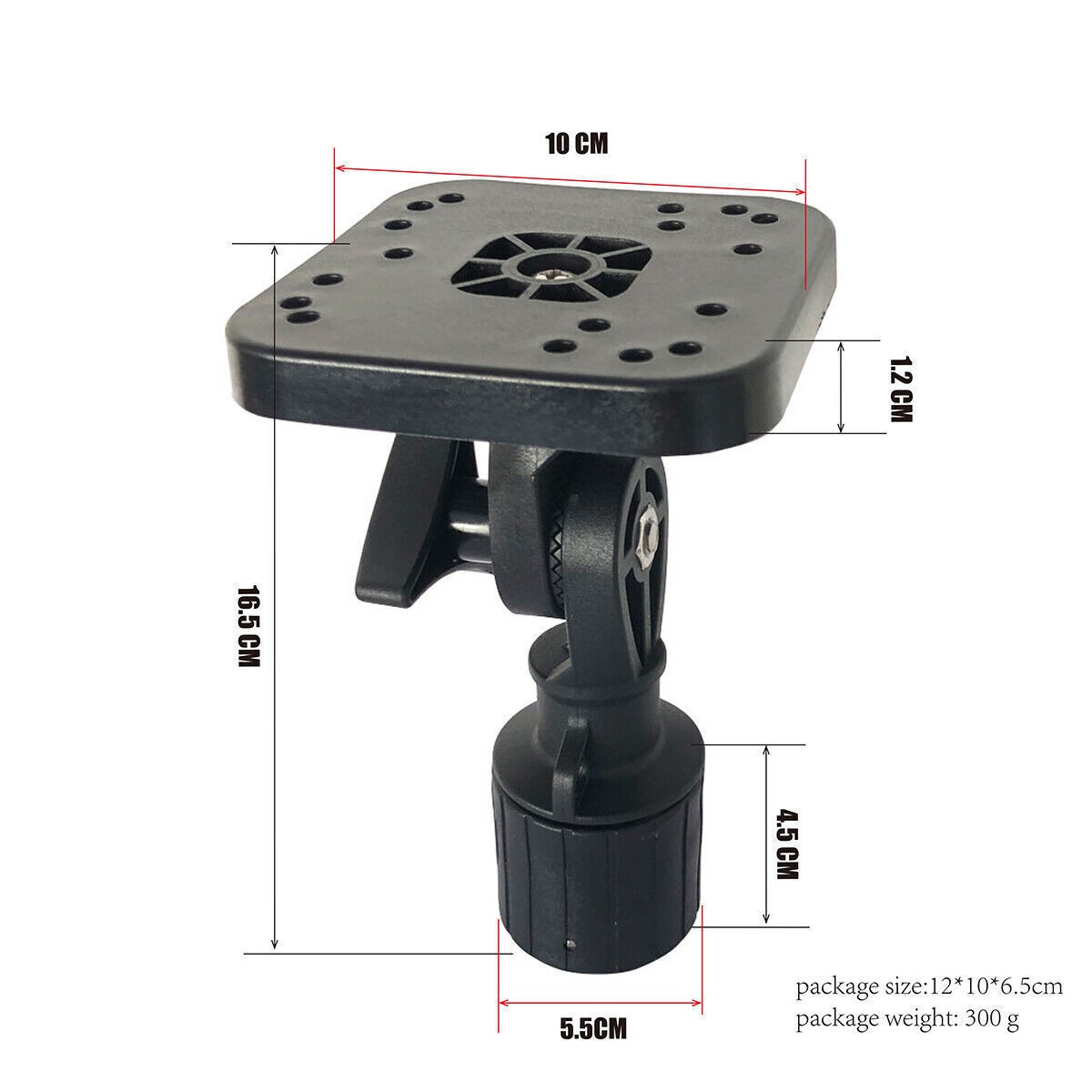 Universal Marine Electronics Fish Finder Mount for Boat Kayak Track Mount System