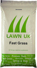 Fast Grass Seed Lawn UK - 10KG - Easy to Sow - Fast to Grow & Germinate - 7-10 D 8.34 per kilo