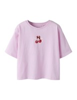 T-Shirt MäDchen Name It Gelprint 100% Baumwolle GrößE 128 Blau