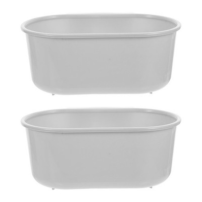 2Pcs Sink Drain Basket Sturdy Kitchen Sink Strainer Useful Food Strainer