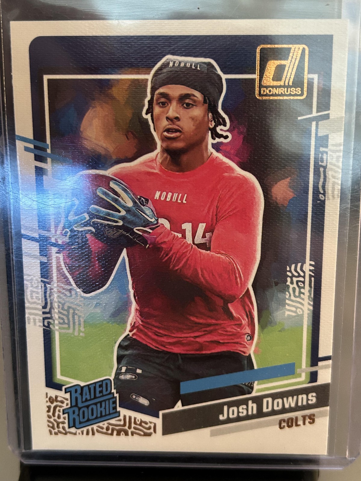 2023 Donruss #25 Josh Downs Rated Rookie Portrait