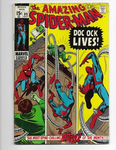 Amazing Spider-Man 89 1970 Marvel Comics VG 4.0 *See Description* Doctor Octopus