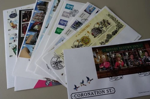 GB Fine Collection of 9 x UNADDRESSED First Day Covers Special Cancels 2014-2020