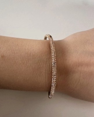 Armband Damen Roségold Strass S Steel