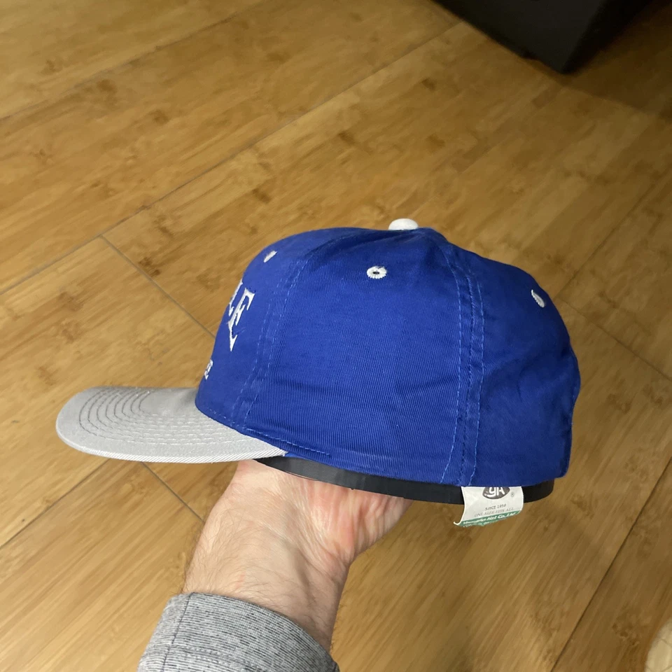 Vintage 90s YoungAn Middle Tennessee State Blue Raiders Retro Snapback Hat Cap - Image 3 of 4