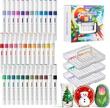 Paint Markers for Book Drawing Coloring Illustrations Ceramics Card making Note