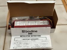Bodine B90 Fluorescent Emergency Ballast 20W -40W T8, T10, lamps BiPin  Single