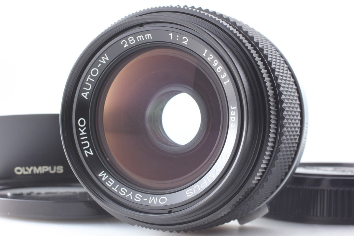 OLYMPUS ZUIKO MC AUTO-W 28mm f2 純正フード付き MINT HOOD] OLYMPUS OM-SYSTEM ZUIKO MC AUTO-W 28mm F2 Lens