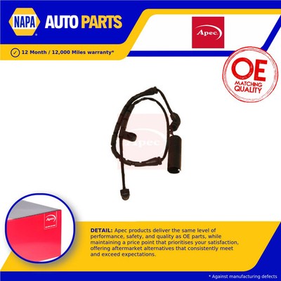 Brake Pad Wear Indicator Sensor fits BMW Z4 E85 2.2 Front 03 to 05 34351164371