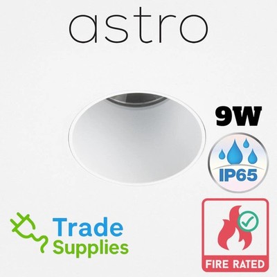Astro 9W runder Innen Putz LED Einbaustrahler 2700K Einbaustrahler matt weiß IP65