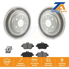Coat Brake Rotor Semi-Metallic Pad Rear Kit For Mercedes-Benz GLA250 CLA250 QX30